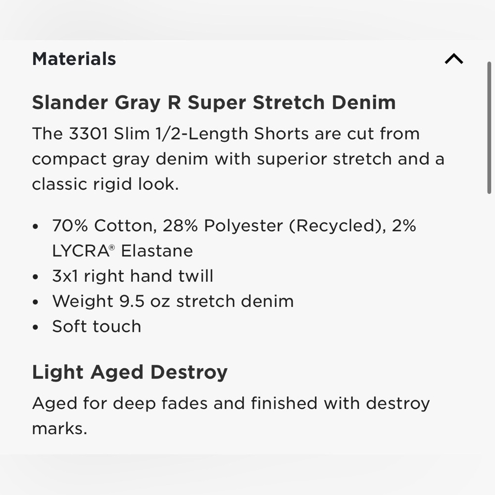 G-Star Raw 3301 Slim Denim Shorts - Picture 7 of 11
